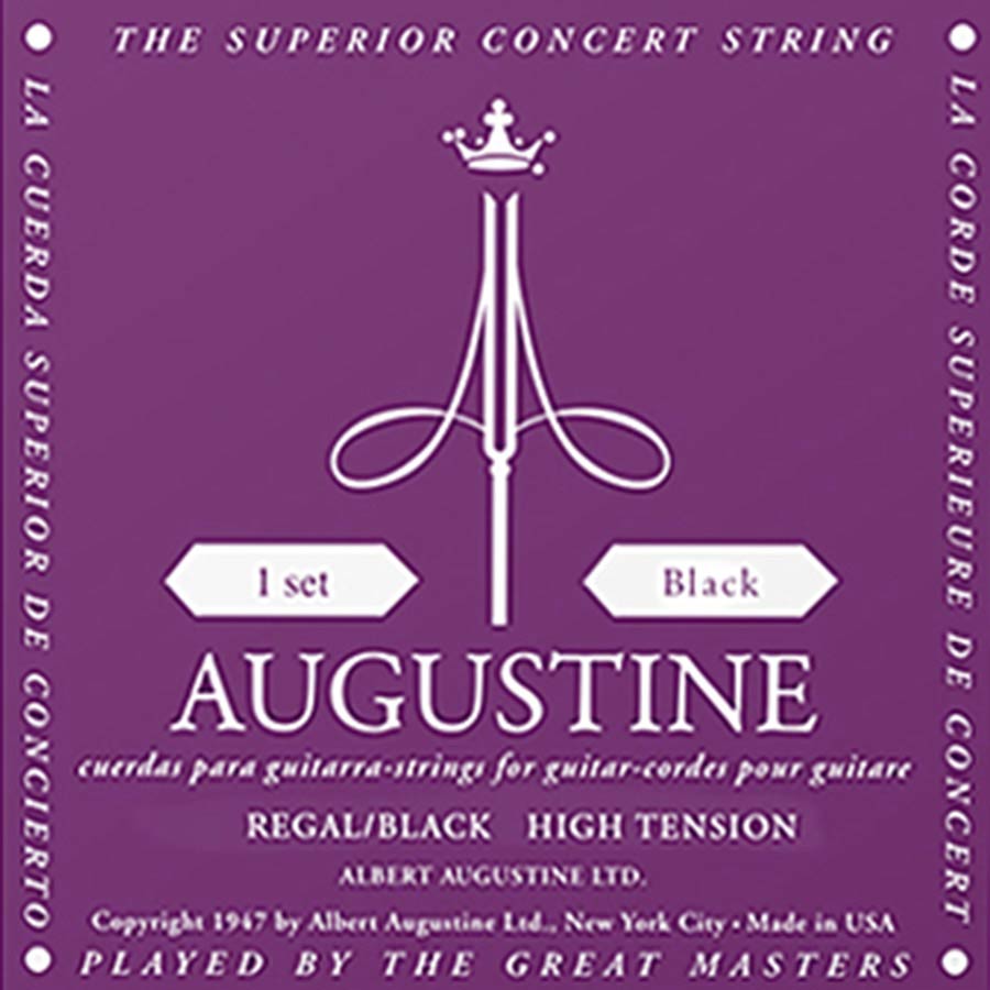 Augustine AUREBK Regal Black snarenset voor klassiek gitaar