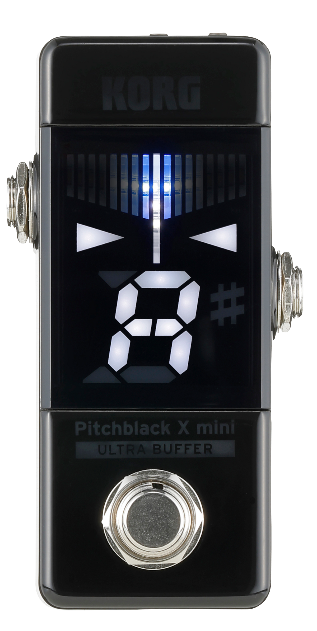 Korg Stemapparaat, Pedaal, Mini, Pitchblack, zwart