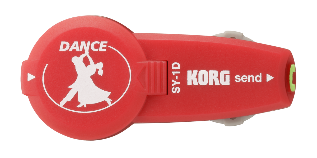 Korg Metronoom, In-Ear, SY-1D, voor Dansers, rood