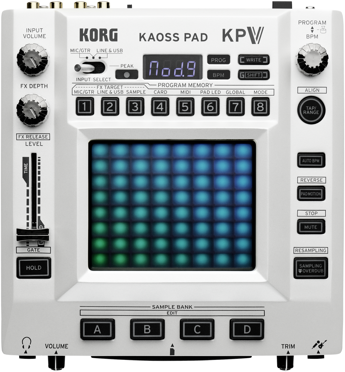 Korg effectapparaat, digitaal, KAOSS PAD V, DJ-effect, pad