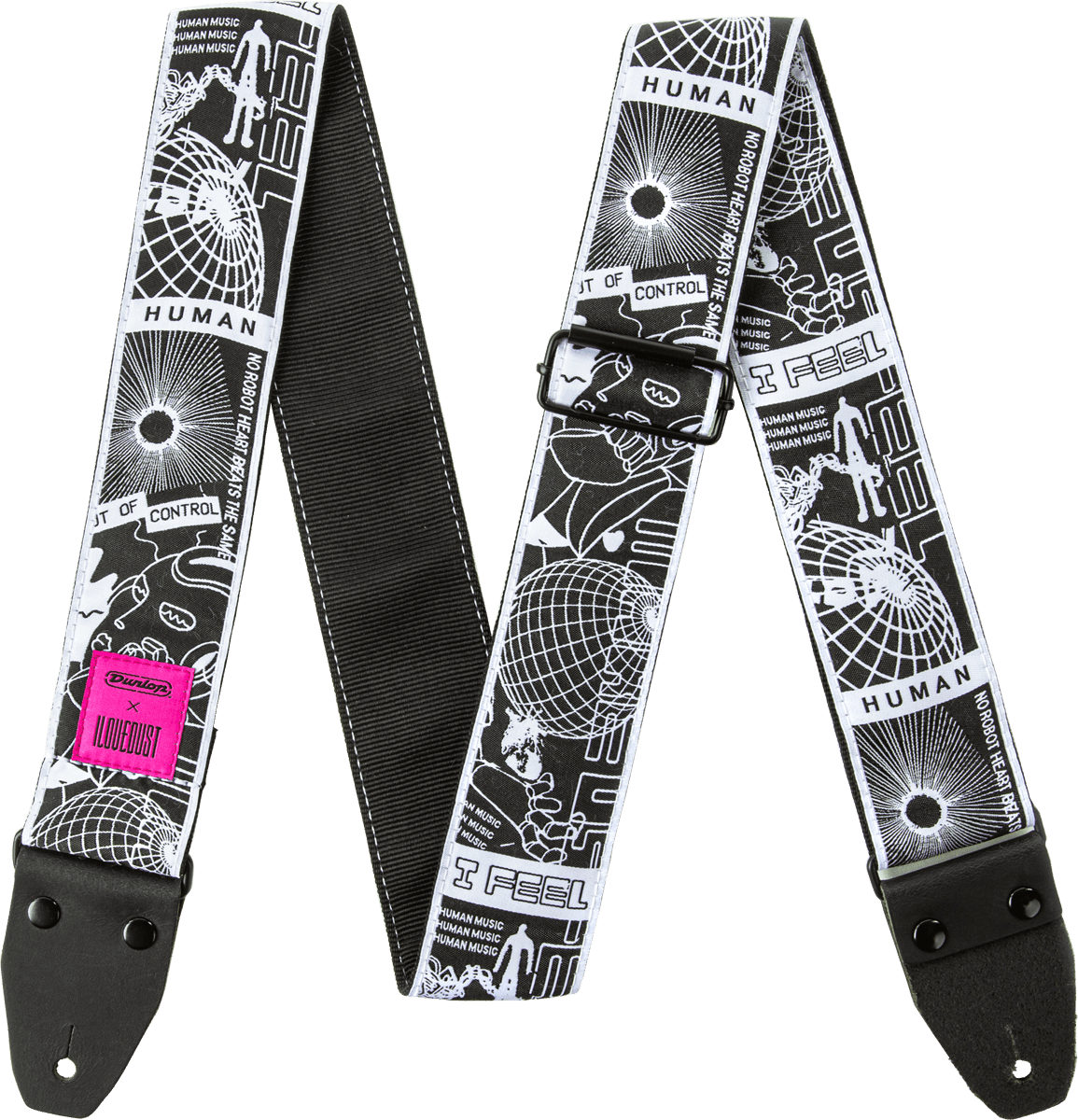 Dunlop ILD11 I Love Dust Robot Heart Gitaarband