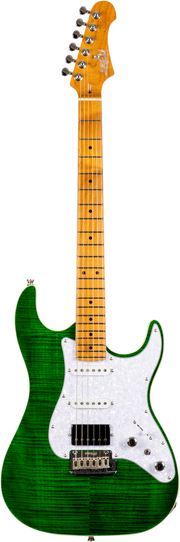JET Guitars JS-600 TGR – elektrische gitaar – S-stijl HSS transp. Groen