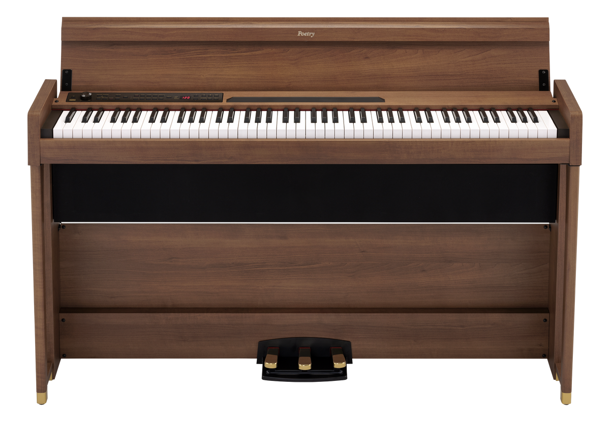 Korg Digitale Piano, Poetry, Bluetooth, 3 pedalen, 2x25 Watt, Poetic Bruin