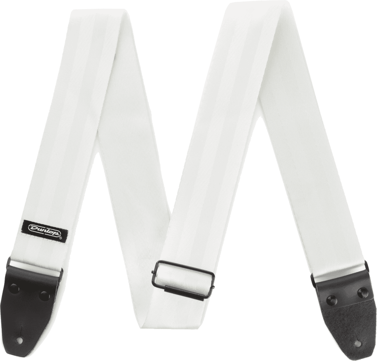 Dunlop DST7001WH Deluxe Seatbelt White Gitaarband