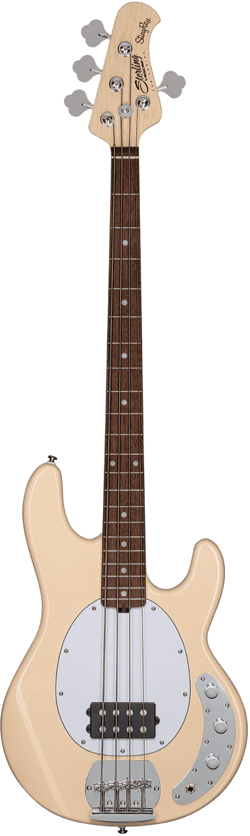 Sterling by Music Man SUB StingRay RAY4 Vintage Cream – elektrische basgitaar