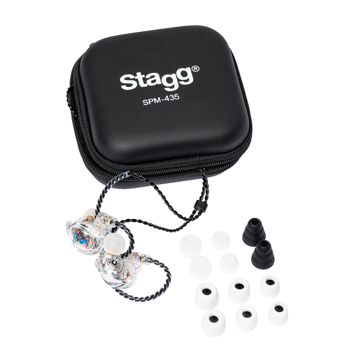 Stagg SPM-435 TR MK2 4-driver in-ear monitors transparant