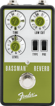 Fender 0234613000 Bassman Reverb basgitaar-effectpedaal