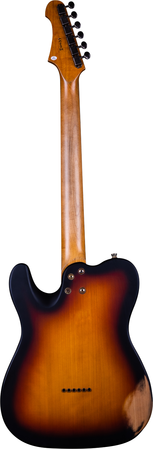 JET Guitars JT-350 RLC SB – elektrische gitaar – T-stijl SH Sunburst 'relic'