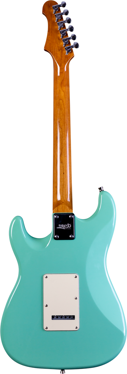 JET Guitars JS 300 SFG – elektrische gitaar – S-stijl SSS Zeewier Groen