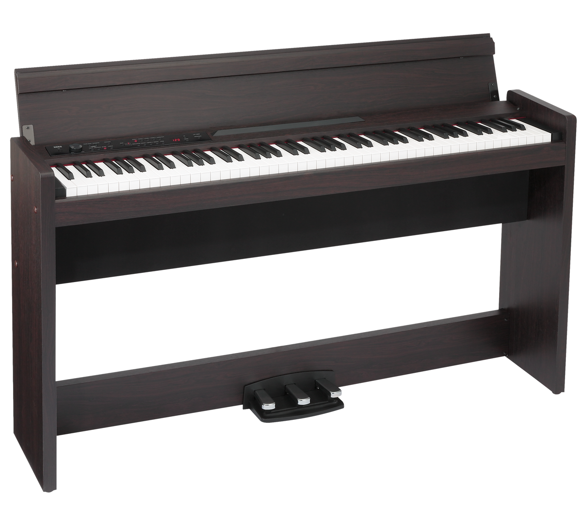 Korg Digitale piano, LP380, 30 klanken, 2x22 Watt, USB, Rozenhout