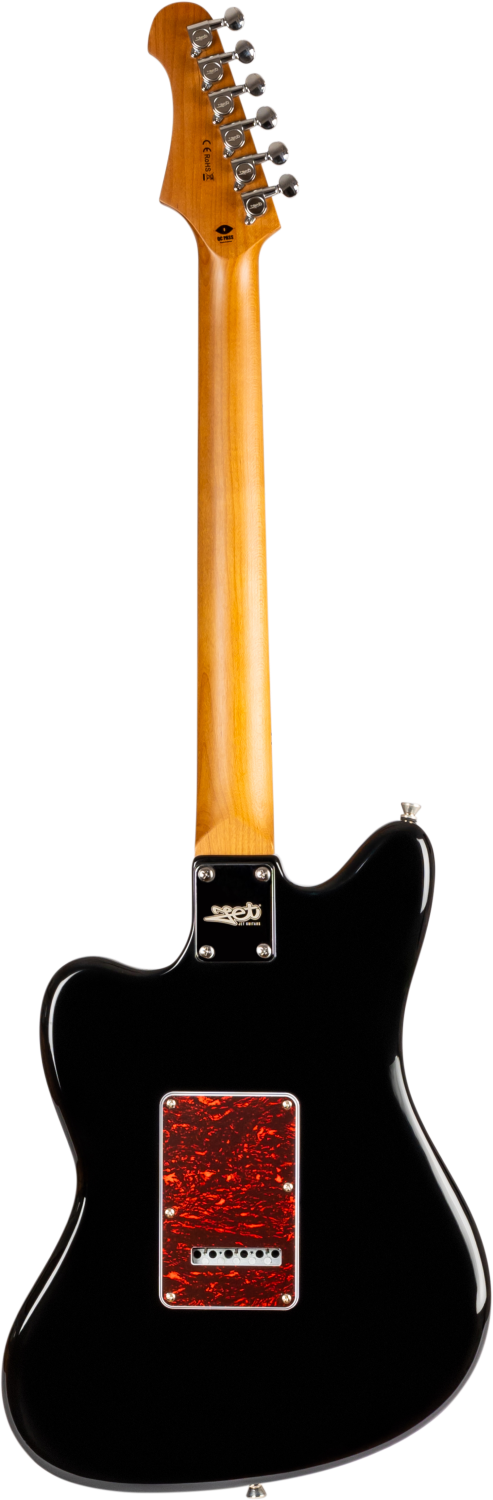 JET Guitars JJ-300 P90 BK – elektrische gitaar – J-stijl P90 elektrisch Zwart