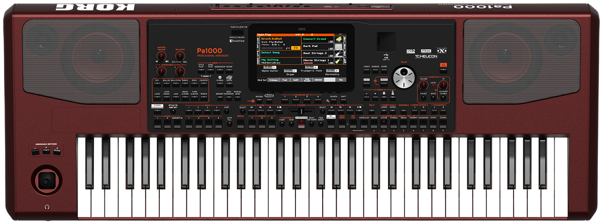 Korg Entertainer Keyboard, Pa1000, 61 toetsen, 2x33 W