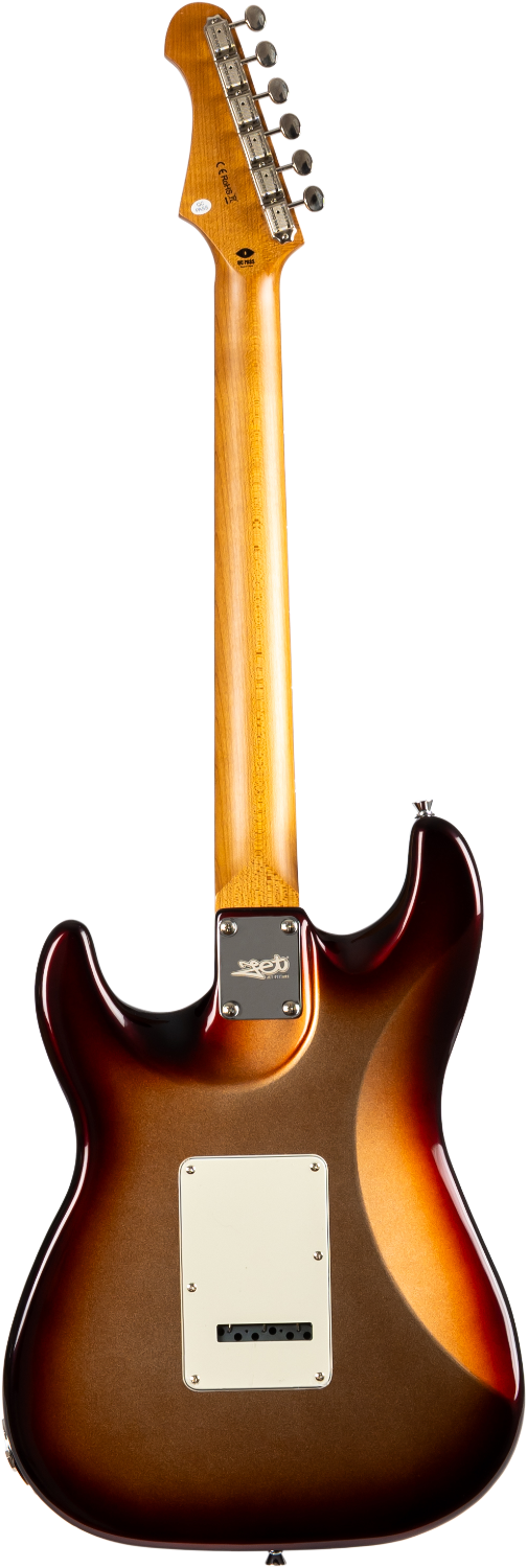 JET Guitars JS-40 Metallic Burst – elektrische gitaar – S-stijl HSS Metallic Burst, palissander toets