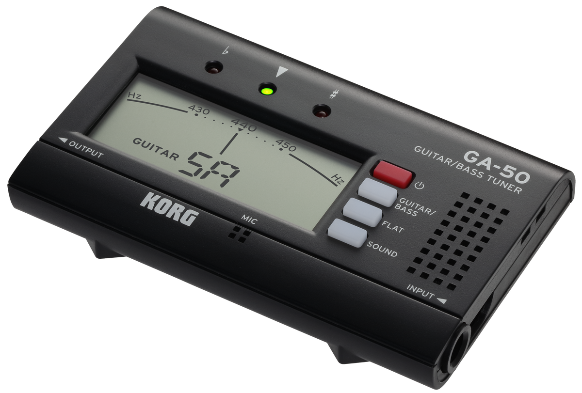 Korg Stemapparaat, Gitaar/Bass, GA-50, zwart