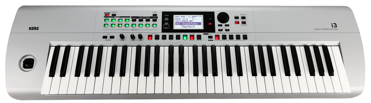 Korg Workstation, Arranger i3, 61 toetsen, zilver