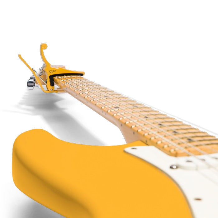 Kyser Fender® x Kyser® Quick-Change® Electric Guitar Capo, Butterscotch Blonde – capodaster voor elektrische gitaar