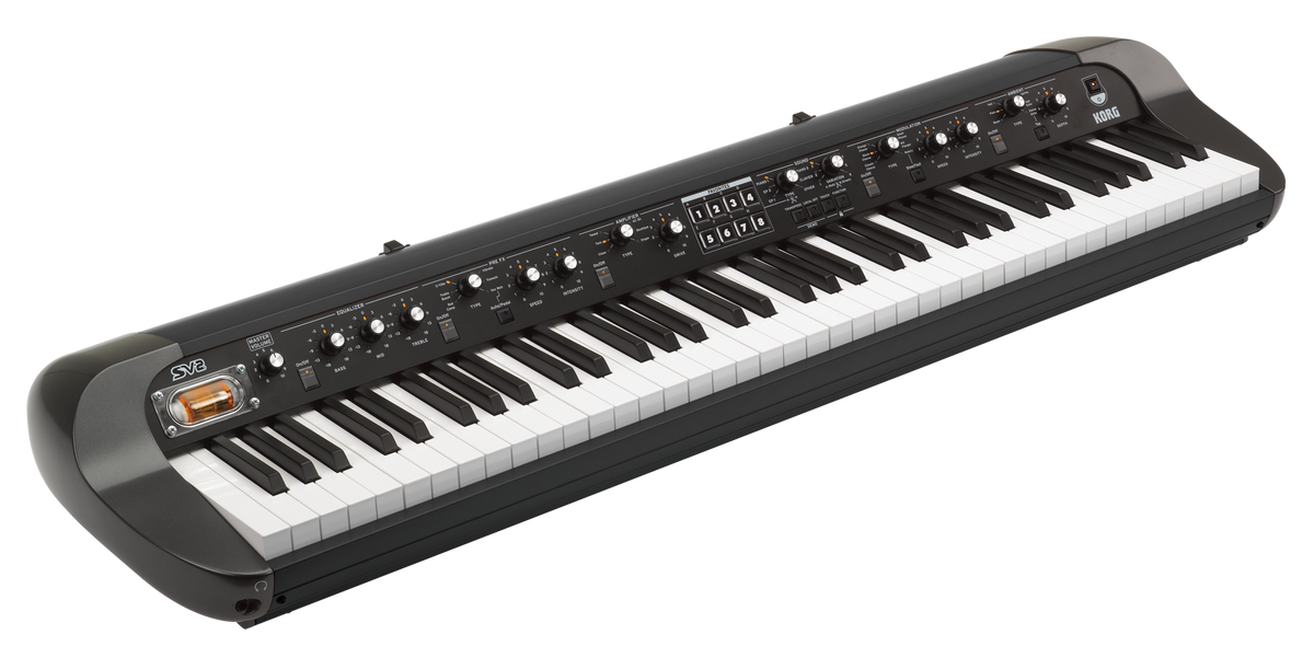 Korg Digitale Piano, SV2-73, 73 toetsen (RH3), zwart, zonder luidsprekers