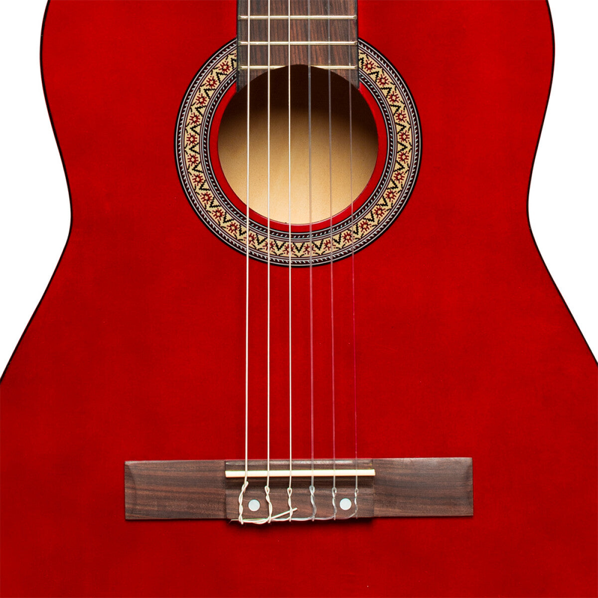 Stagg SCL50-RED klassieke gitaar Rood