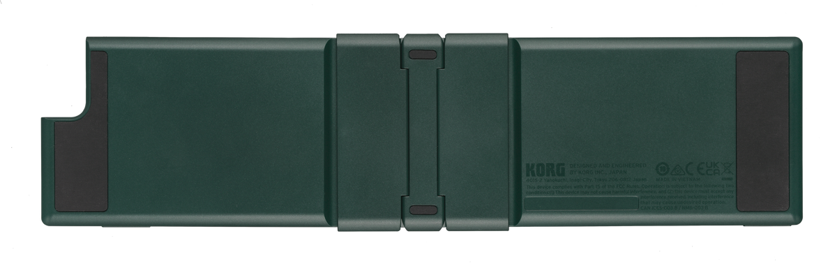 Korg USB-controller, nanoKEY Fold, 25 toetsen, Inklapbaar, Alpine Green, Ltd.