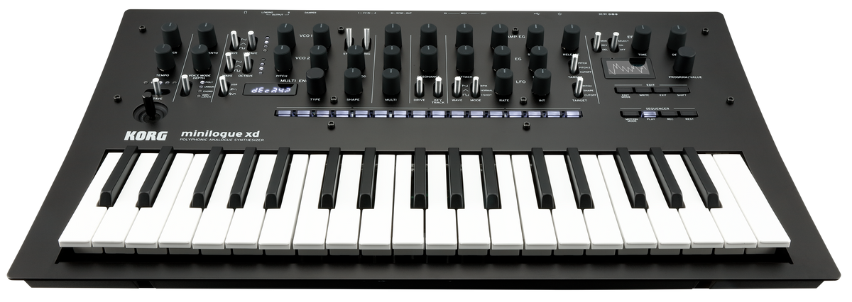 Korg Synthesizer, analoog, minilogue xd, 4-stemmig, 37 toetsen, Multi-Engine,DFX