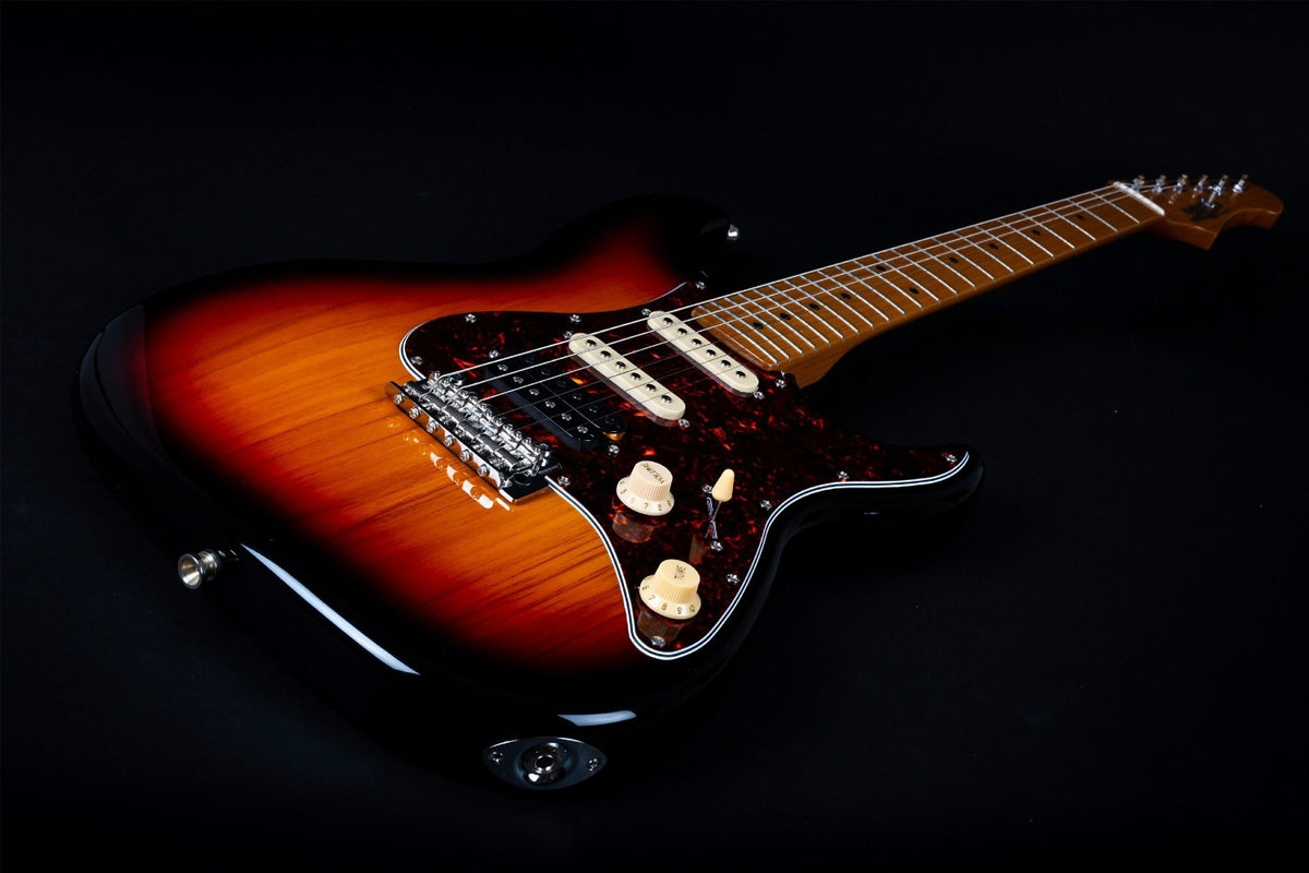JET Guitars JS-400 SB – elektrische gitaar – S-stijl HSS Sunburst