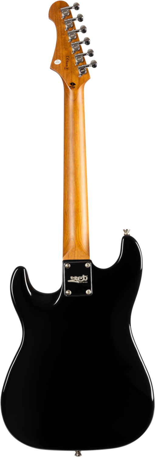JET Guitars JS-300 MINI BK – elektrische gitaar – Mini S-stijl SSS Zwart