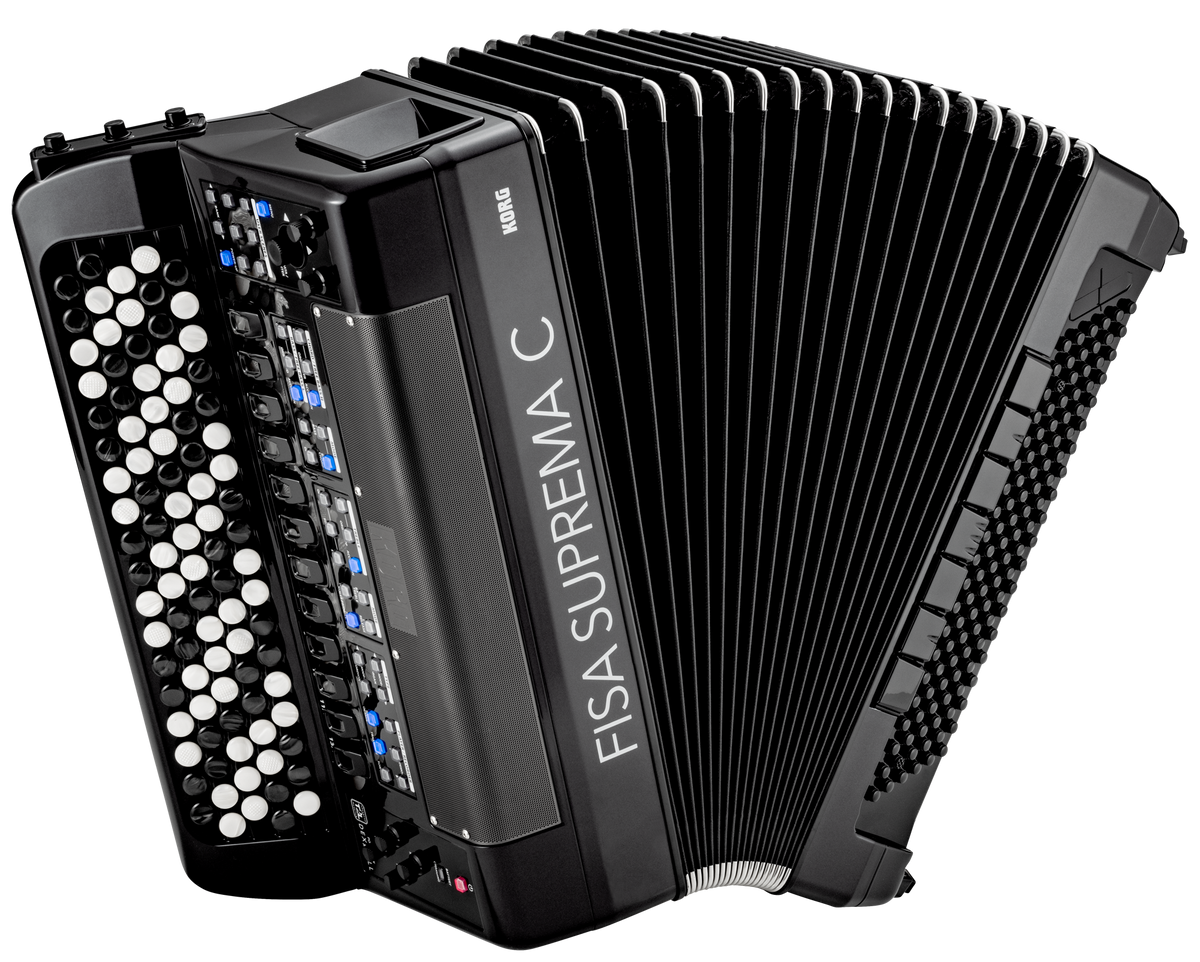 Korg Digitale accordeon, FISA SUPREMA C, Compact model, 92 knoppen, 120 bassen