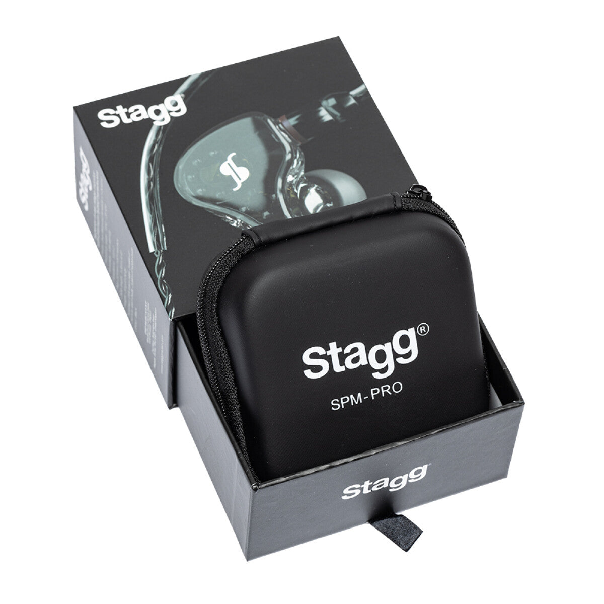 Stagg SPM-PRO BK 3-driver in-ear monitors zwart