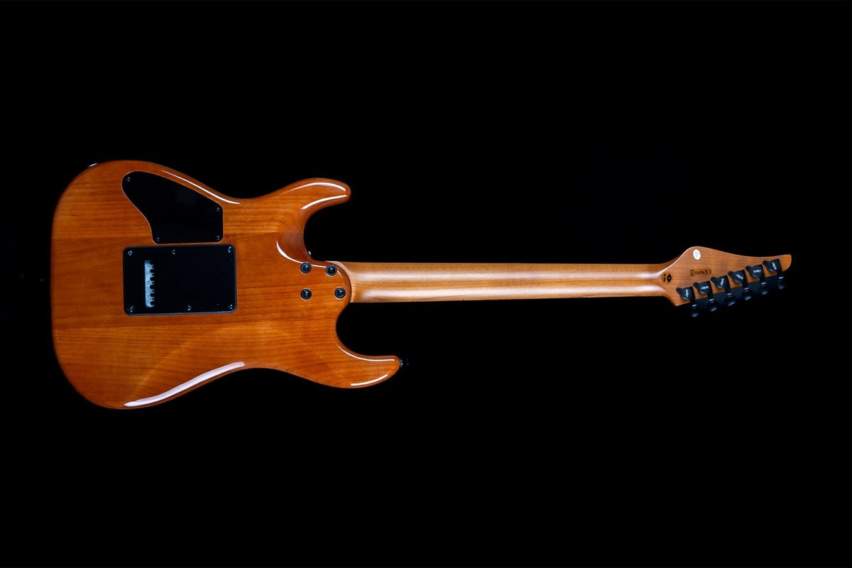 JET Guitars JS-1000 Vulcano – elektrische gitaar – S-stijl HH transparant Rood