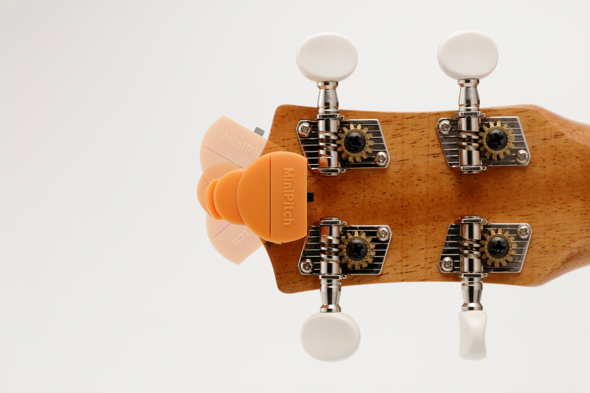Korg Stemapparaat, Ukulele, MINIPITCH, Clip-On, wit