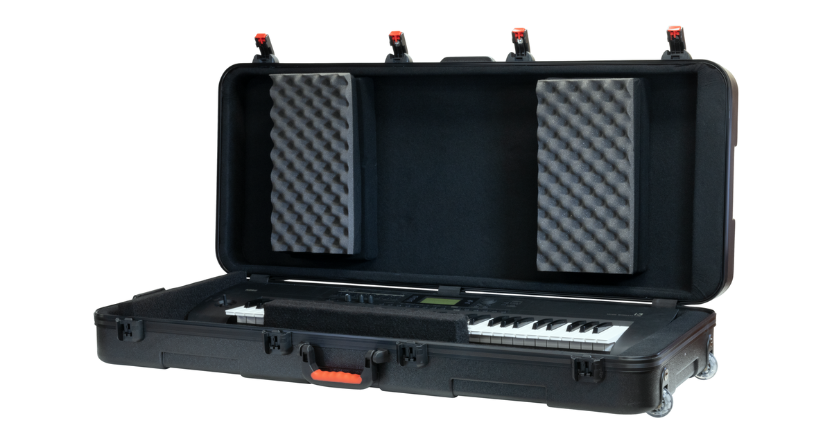 Korg Koffer, Hardcase, voor Keyboards met 61 Toetsen, met Wieltjes, zwart