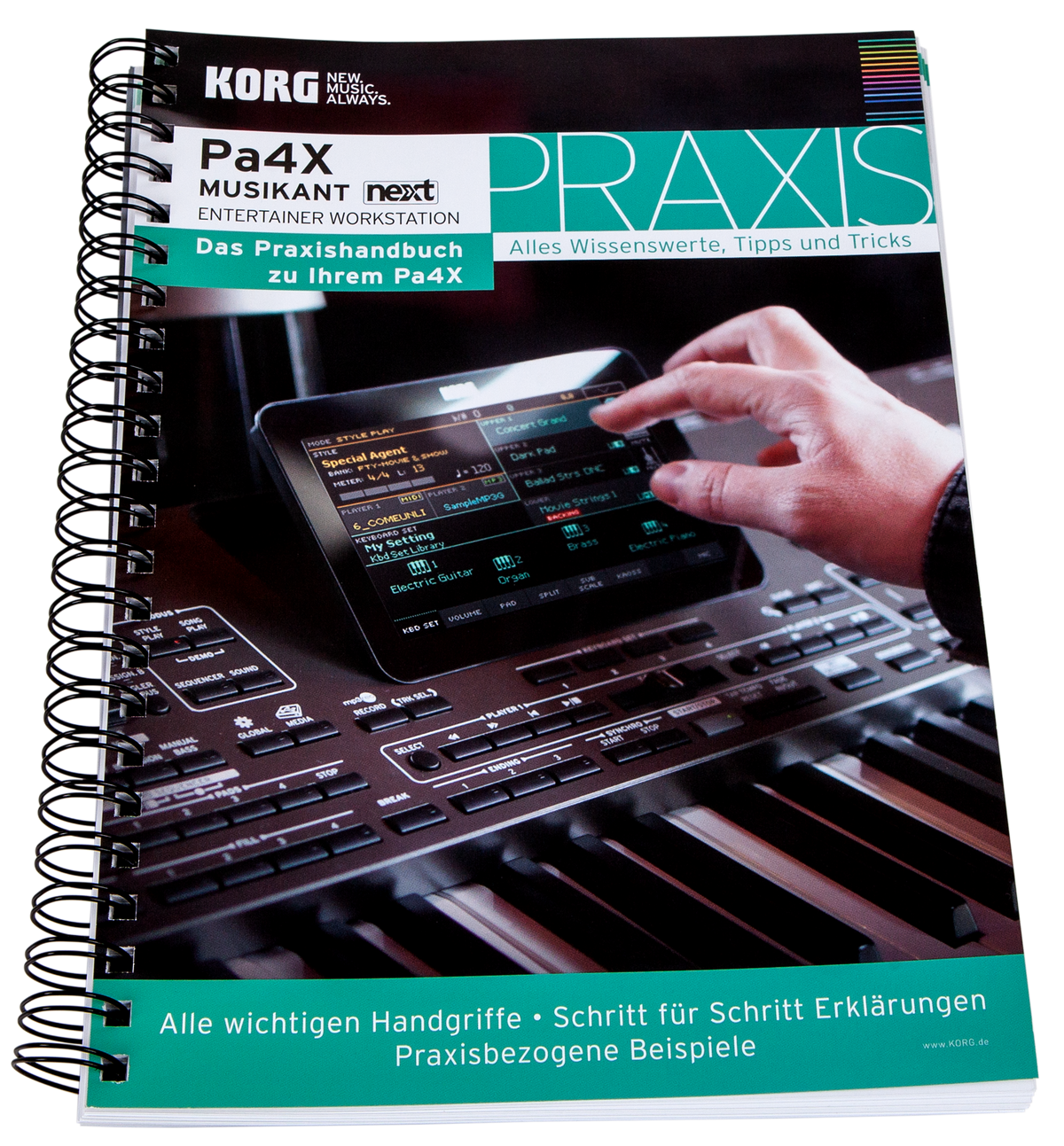 Korg Praxishandbuch, Band3, voor Pa4X-MUSIKANT-Serie