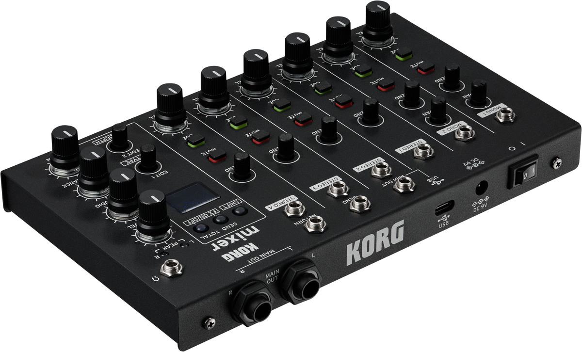 Korg Mixer, NTS-4, Nu:Tekt, DIY Kit, effecten, USB-interface