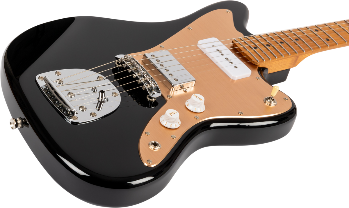 JET Guitars JJ-350 BGT – elektrische gitaar – J-stijl H-P90 Zwart