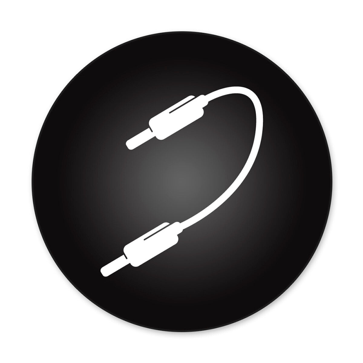 Stagg SPC060LS E 6 x stereo patchkabel, jack/jack (m/m, haals model, aangegoten), 60 cm