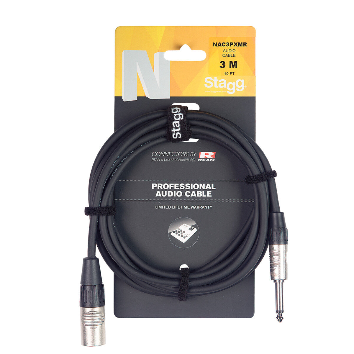 Stagg NAC6PXMR n-Serie Audio Kabel - Mono Jack