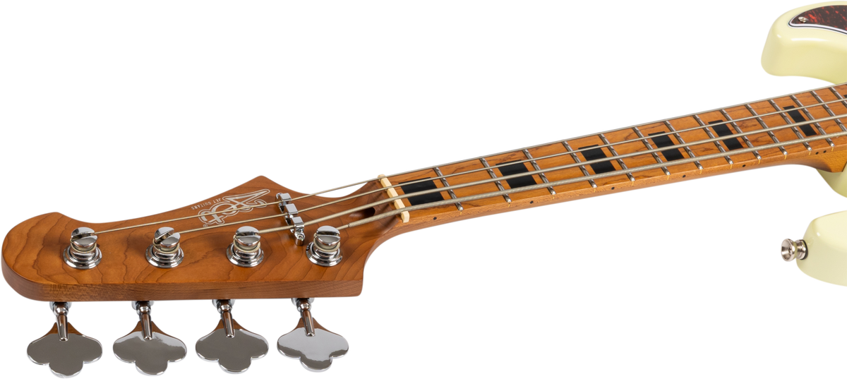 JET Guitars JB-300 OW – elektrische basgitaar – Reis Bas, Wit