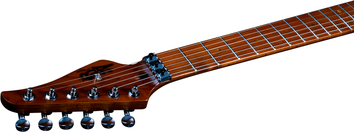 JET Guitars JS-850 RLC, S-style Red 'relic' – elektrische gitaar – S-stijl Rood 'relic'