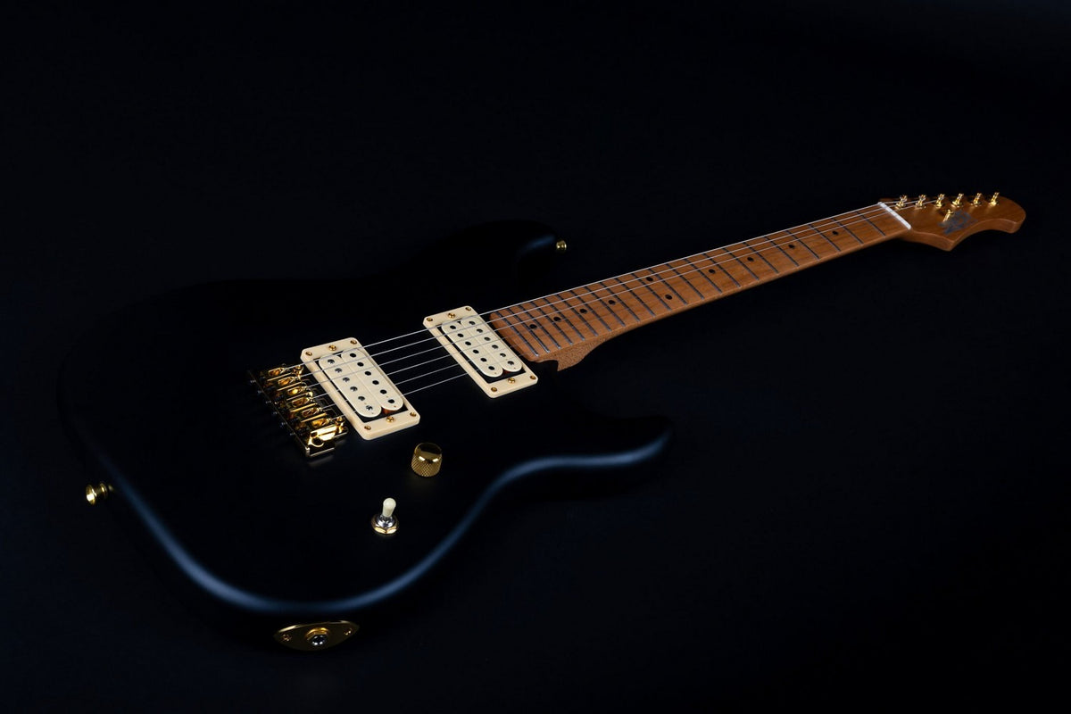 JET Guitars JS-700 MBK – elektrische gitaar – S-stijl HH mat Zwart
