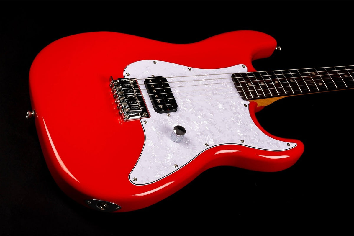 JET Guitars JS-400 HT RD – elektrische gitaar – S-stijl HSS Hardtail Rood, palissander toets