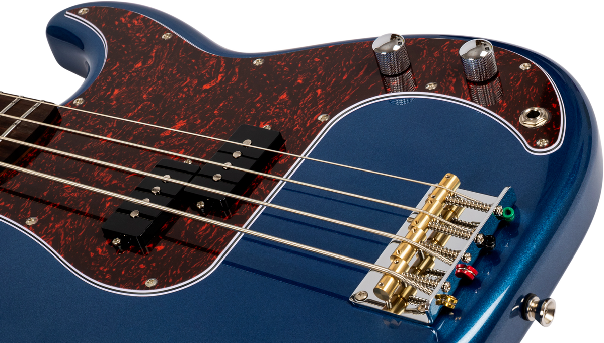 JET Guitars JPB-300 NBL R – elektrische basgitaar – PB-stijl Blauwe Rozenhout. FB