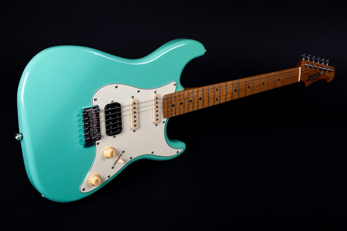 JET Guitars JS-400 SFG – elektrische gitaar – S-stijl HSS Zeewier Groen