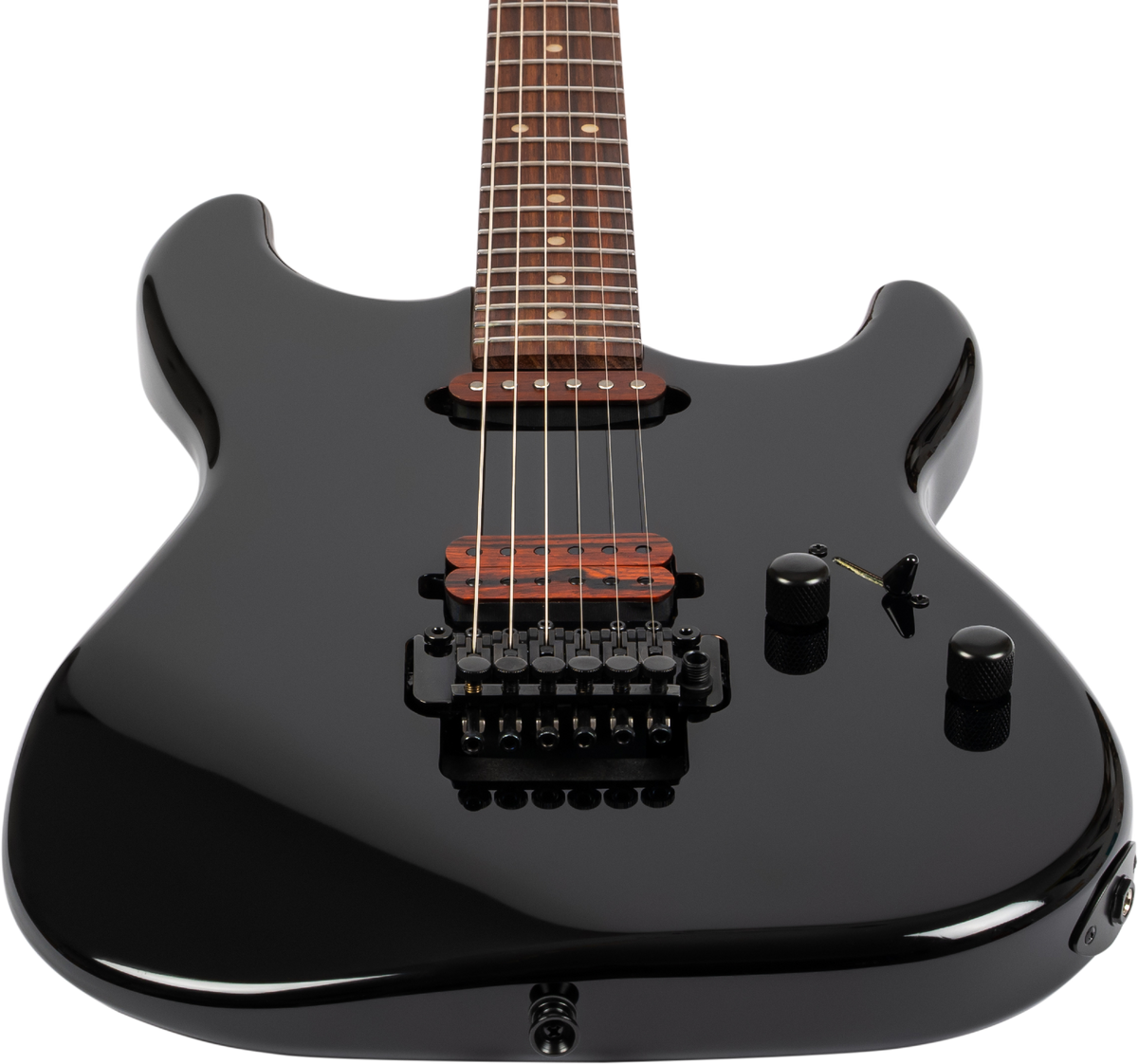 JET Guitars JS-800 BKW HS – elektrische gitaar – S-stijl Zwart, palissander toets