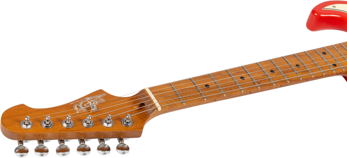 JET Guitars JS-300 MINI RD – elektrische gitaar – Mini S-stijl SSS Rood
