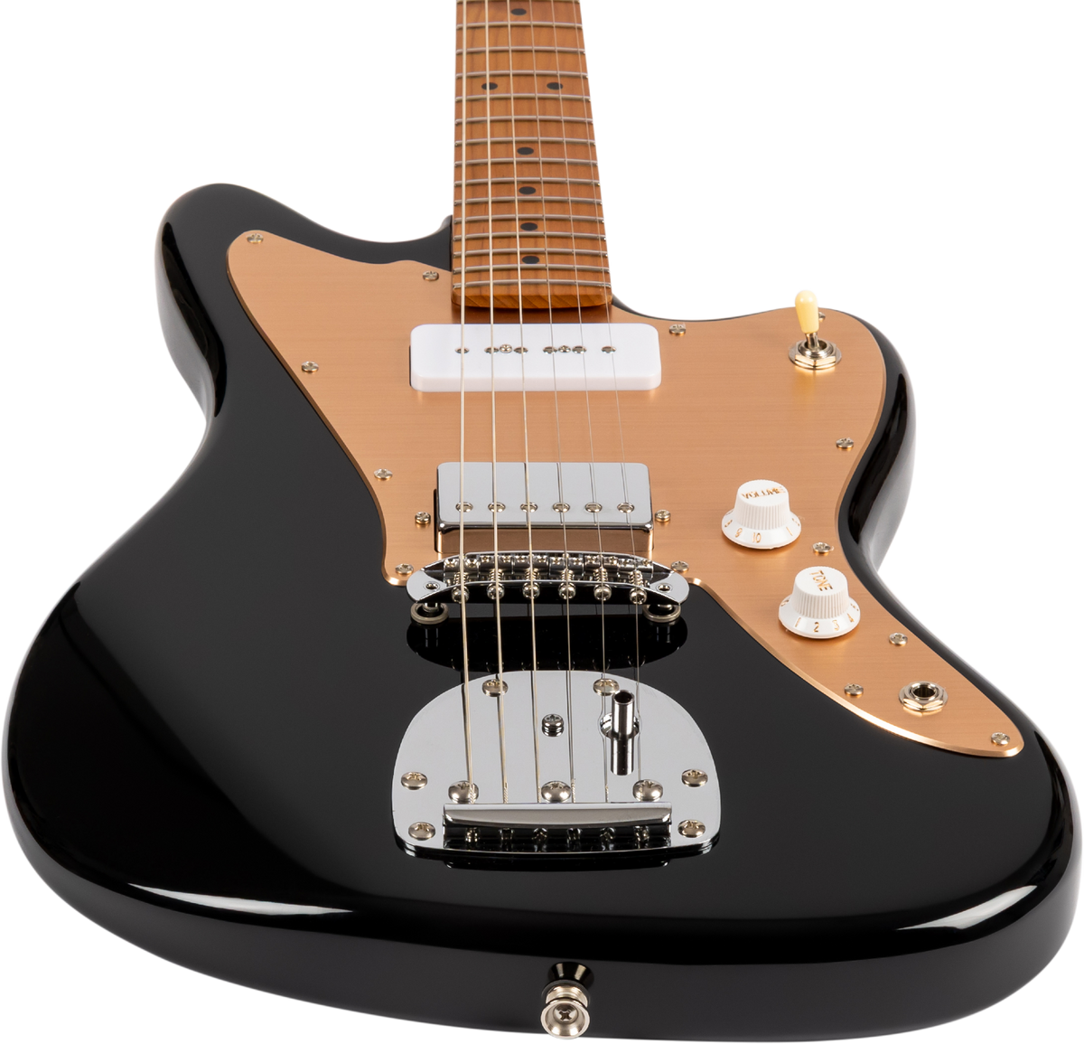 JET Guitars JJ-350 BGT – elektrische gitaar – J-stijl H-P90 Zwart
