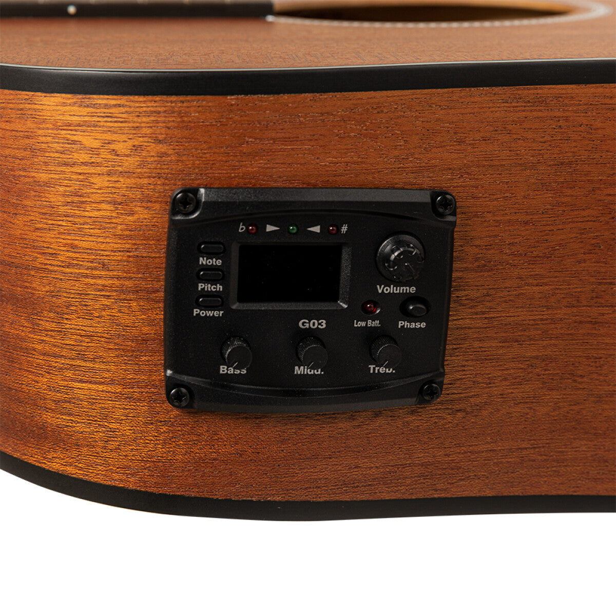 Stagg SA25 DCE MAHO westerngitaar Naturel