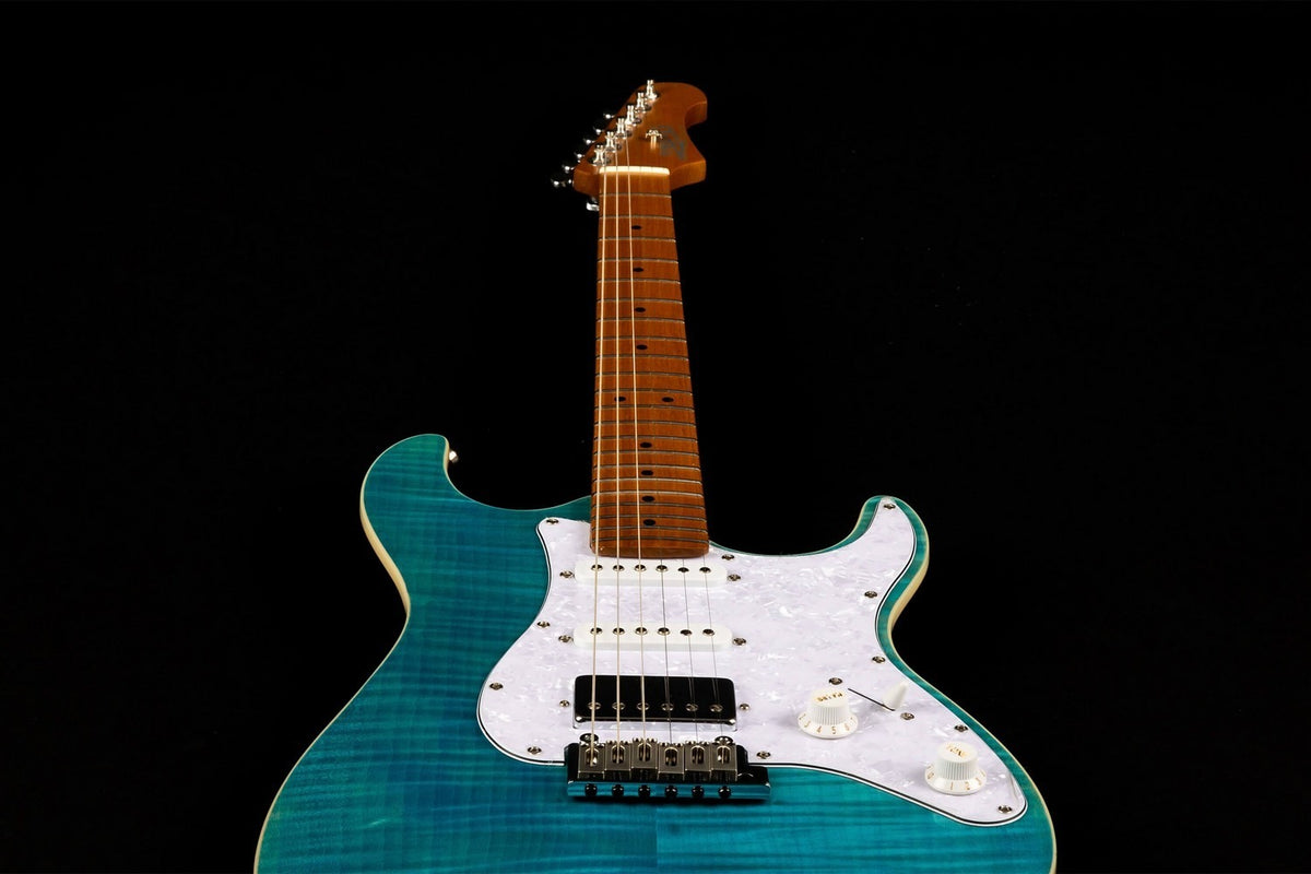 JET Guitars JS-450 OBL – elektrische gitaar – S-stijl HSS Oceaanblauw