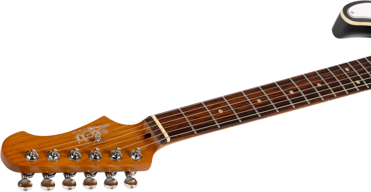 JET Guitars JT-350 BKM H – elektrische gitaar – T-stijl HH Zwart, palissander toets