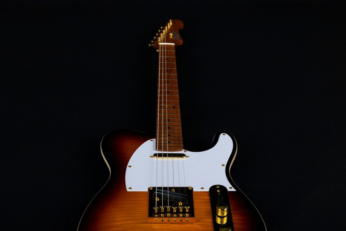JET Guitars JT-600 BS G – elektrische gitaar – T-stijl Tabak burst