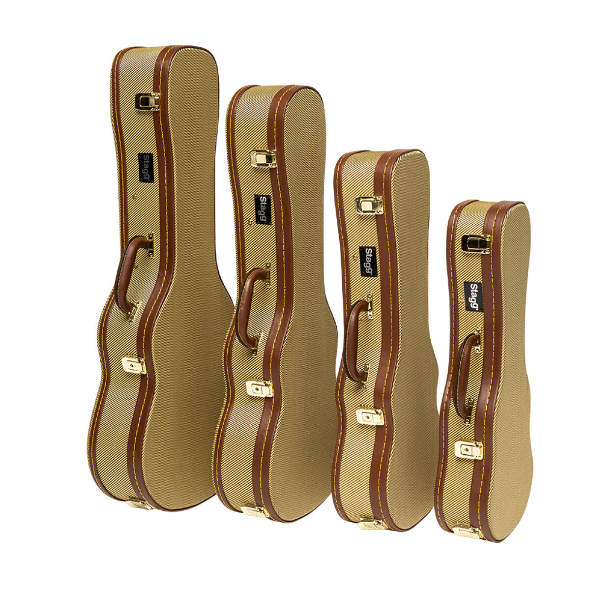 Stagg GCX-UKC GD koffer voor snaarinstrument